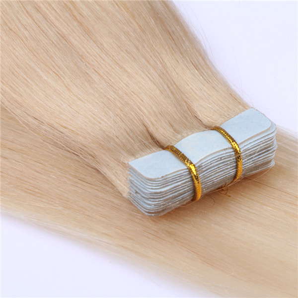 Tape In Hair Extensions Mongolian Human Hair Remy Straight Hair Extensions   LM238